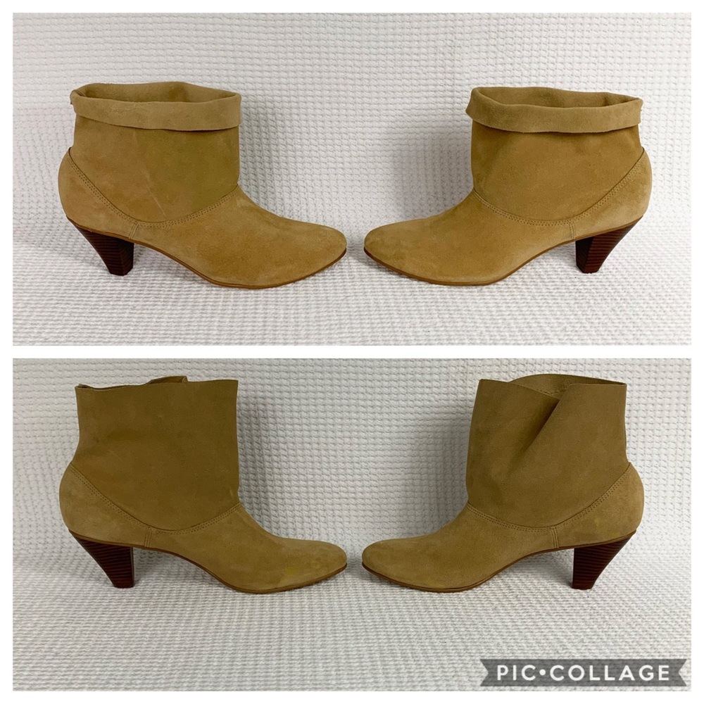 Cynthia Vincent Suede Gia Pull On Booties